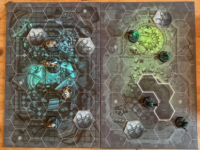 Revisión del conjunto de inicio de Warhammer Underworlds Configuración 3