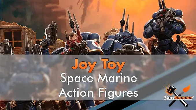 Joy Toy - Figuras de acción de Warhammer Space Marine de 4 pulgadas - Destacados 2