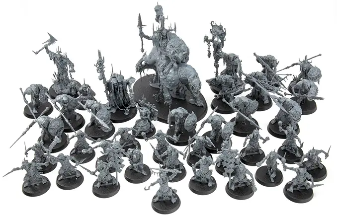 Recensione di Warhammer Age of Sigmar Dominion - Modelli - Kruleboyz Orruks Army