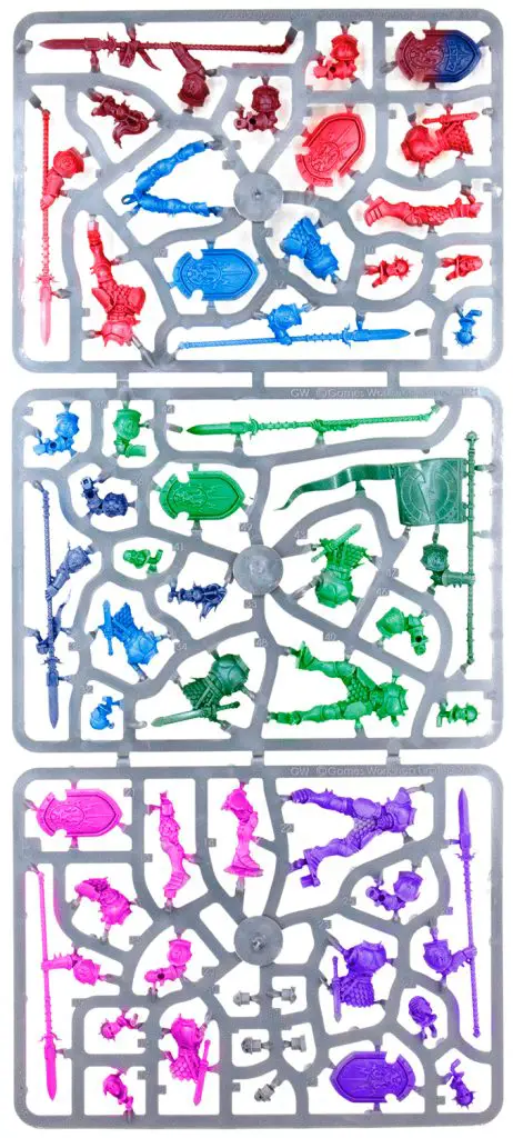 Warhammer Age of Sigmar Dominion Review - Sprue B Colored