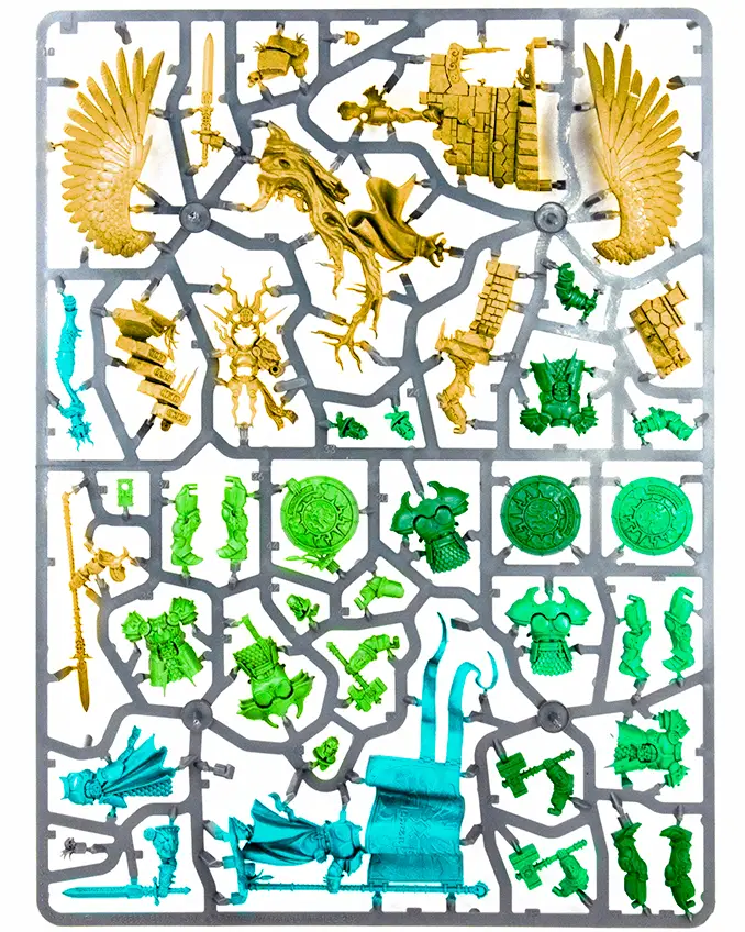 Revisión de Warhammer Age of Sigmar Dominion - Sprue J coloreado