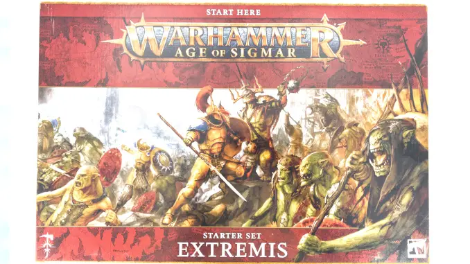 Warhammer Age of Sigmar Extremis Starter Set Boîte de Déballage