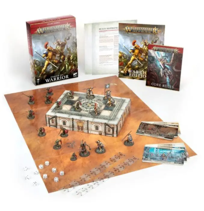 Warhammer Age of Sigmar Warrior Starter Set Review Aperçu de GW