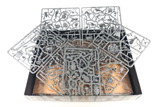 Warhammer Age of Sigmar Warrior Starter Set Unboxing Sprues