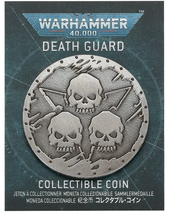 Monete da collezione di Warhammer Store Moneta da collezione di dicembre 2020 - Death Guard