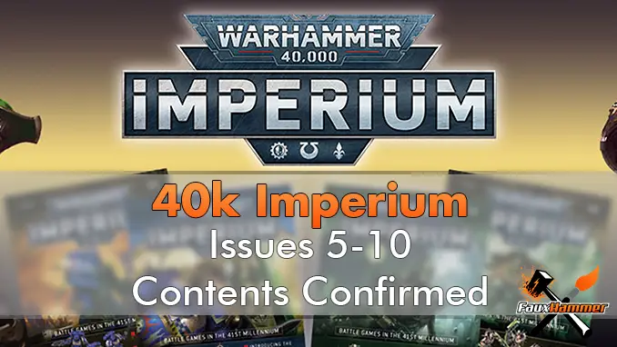 Warhammer Imperium Contents Issues 6-10 - Featured