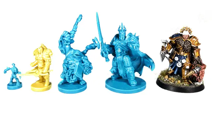 Z-Man Games World of Warcraft Wrath of the Lich King Game Size Comparison