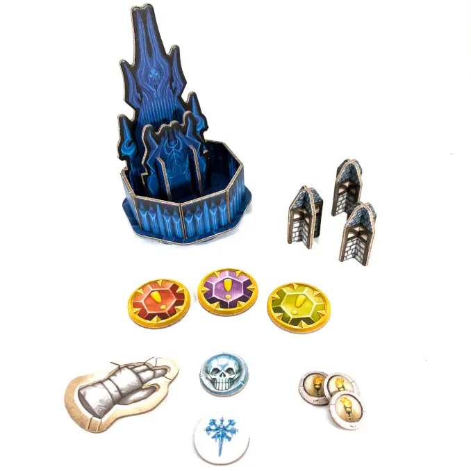 Z-Man Games World of Warcraft Wrath of the Lich King Spielmarken Marker etc