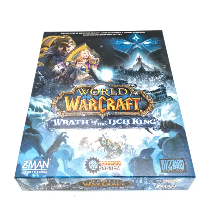 Juegos de Z-Man World of Warcraft Wrath of the Lich King Juego Unboxing 1