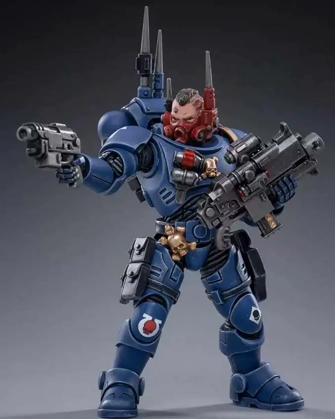 Joy Toy 4-inch Warhammer Space Marine Action Figures - Incursor Brother Seargeant Octavio