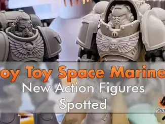 Fuite de figurines d'action Space Marine de 4 pouces de Joy Toy - En vedette