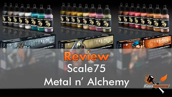 Scale75 NMM Gold and Copper Paint Set Review - FauxHammer