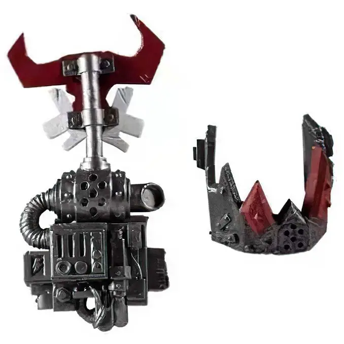 Warhammer 40,000 - McFarlane Toys - Serie 4 - Ork Meganob con mochila Shoota y mandíbula