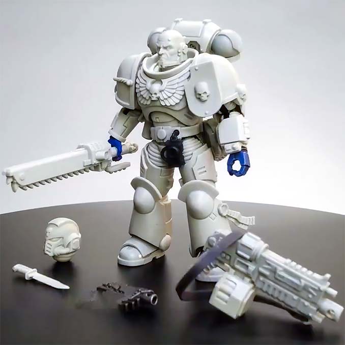 JoyToy x Warhammer - Wave 2 - Brother Sargeant Manius - Ultramarine Intercessor