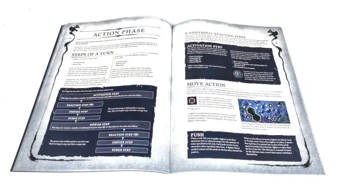 Warhammer Underworlds Harrowdeep Review-Regelbuch Inside 2