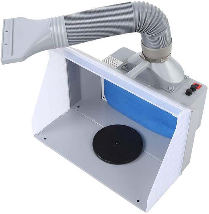 Dual-Fan Portable Airbrush Spray Booth