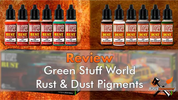 Green Stuff World - Pigmenti di ruggine e polvere - In primo piano