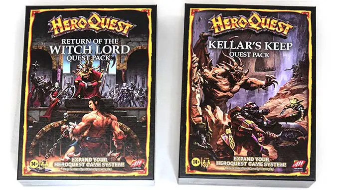 Heroquest 2021 Review - Packs d'extension