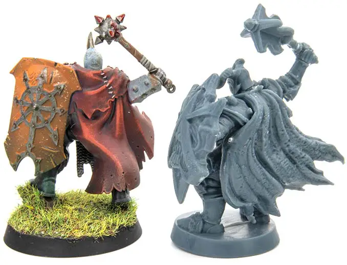 Heroquest 2021 Review - Models - Chaos Warrior Vs Chaos Warrior Back