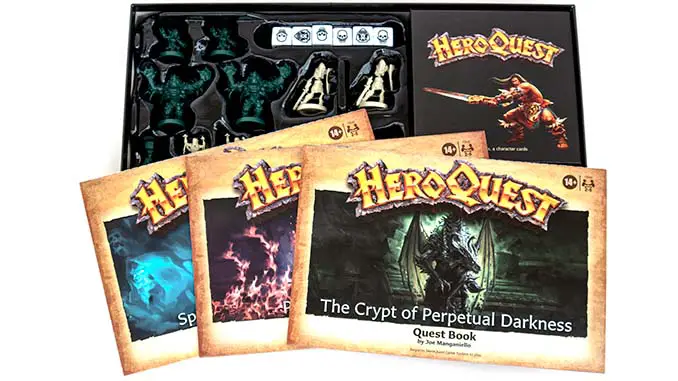 Recensione di Heroquest 2021 - Contenuto della scatola mitica