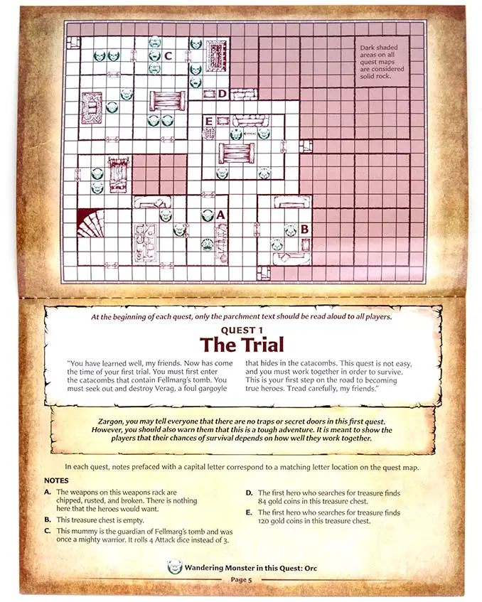 Heroquest 2021 Review - Quest Book