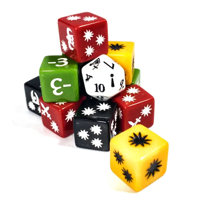 The Elder Scrolls Call to Arms Review Règles de base Box Dice