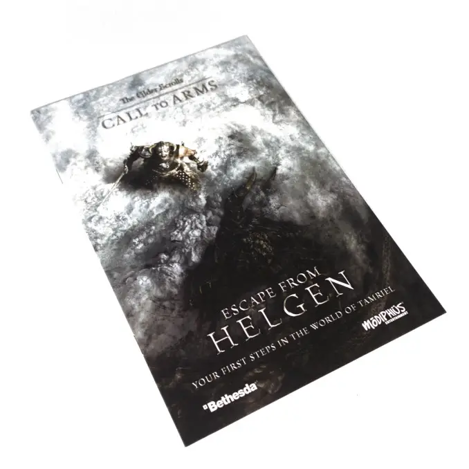 The Elder Scrolls Call to Arms Review Boîte de règles de base Escape from Helgen Quickstart Book