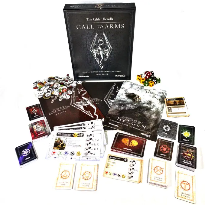 The Elder Scrolls Call to Arms Review Box Regole di base Unboxed