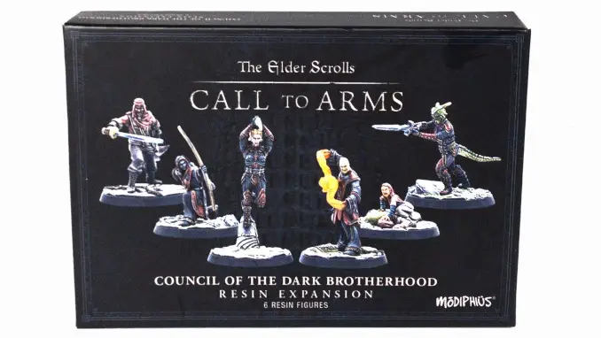 The Elder Scrolls Call to Arms Review Consiglio della Confraternita Oscura in scatola