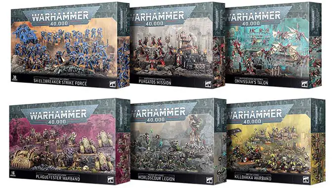 Warhammer 40.000 2021 Battleforce-Boxen - Preis- und Ersparnisübersicht - Battleforce-Boxen