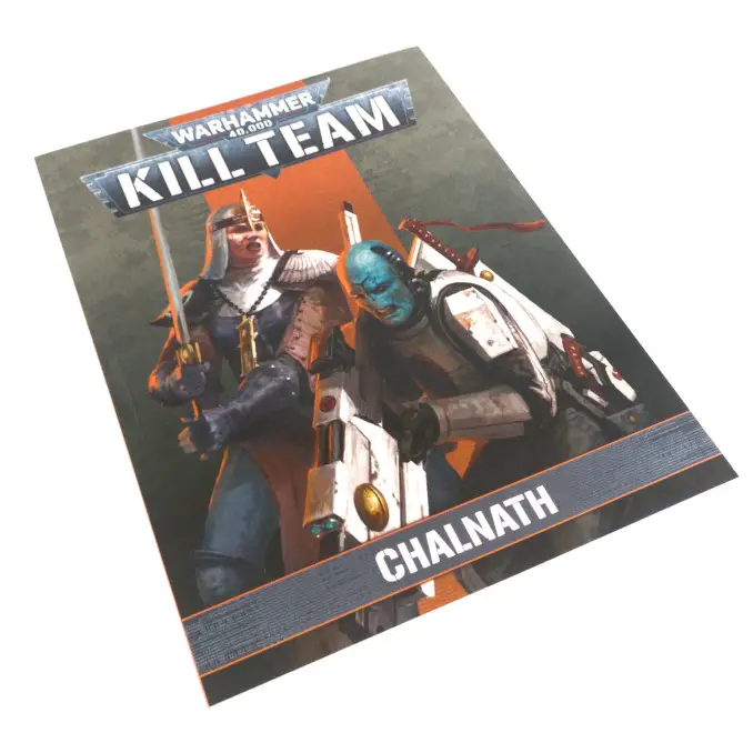 Portada del libro de revisión de Warhammer 40,000 Kill Team Chalnath