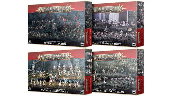 Cajas de Battleforce de Warhammer AoS 2021 - Desglose de precios y ahorros - Cajas de Battleforce