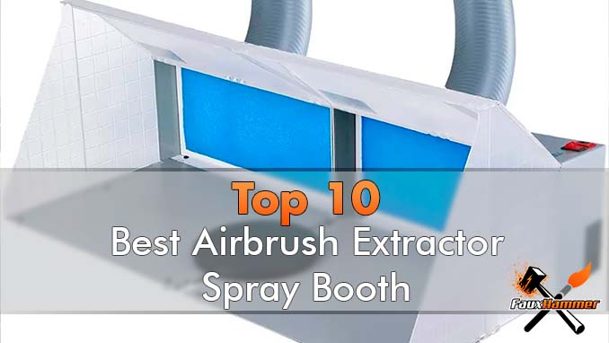 Basic Portable Airbrush Spray Booth - Featured