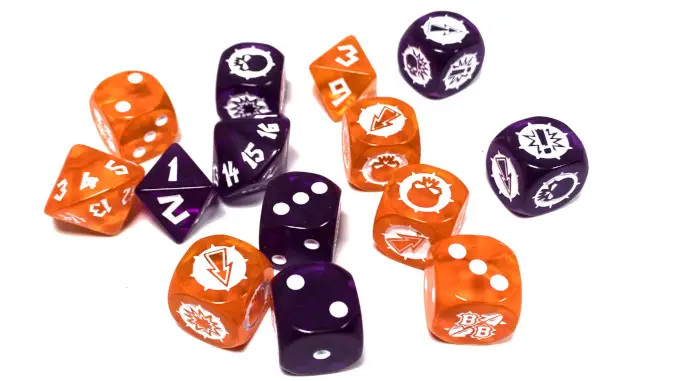 Dungeon Bowl Review Dice