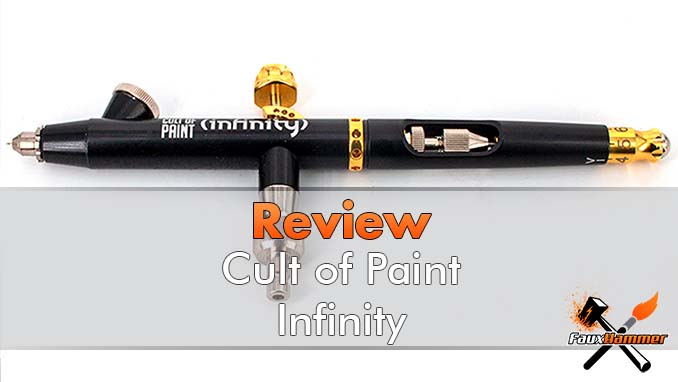 Examen de l'aérographe H&S Cult of Paint Infinity pour les peintres miniatures - En vedette