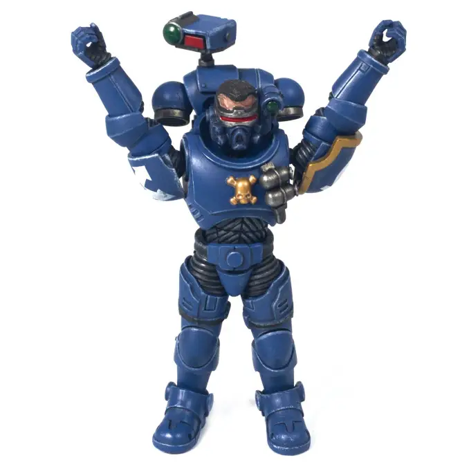 JoyToy Space Marine Incursors Revisión de las figuras de acción Articulación 4