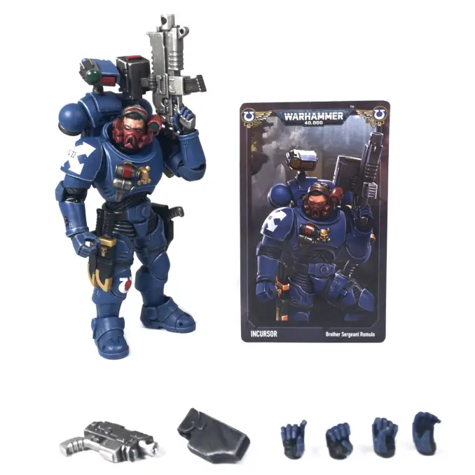 JoyToy Space Marine Incursors Revisión de las figuras de acción del hermano Sargento Romulo