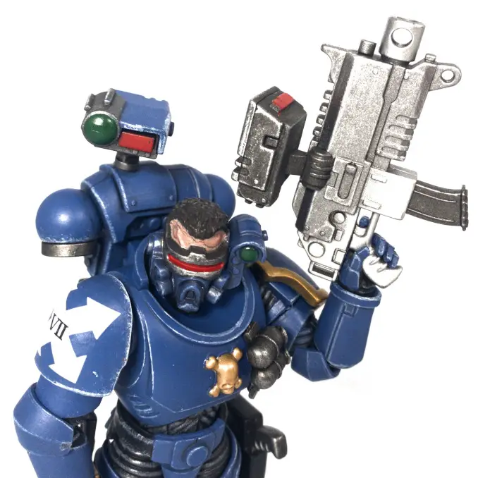 Detalles de la revisión de las figuras de acción de JoyToy Space Marine Incursors 1