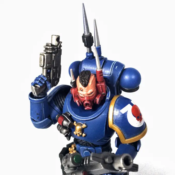 JoyToy Space Marine Infiltrators Action Figures Brother Sergeant Octavio Details