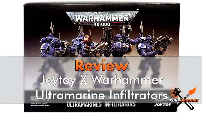 Recensione delle action figure di JoyToy Space Marine Infiltrators - In primo piano