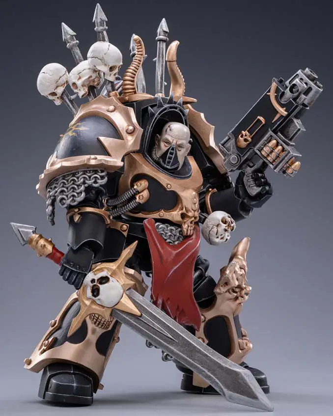 JoyToy x Warhammer - Wave 3 - Brother Gnarl - Terminator del caos de la Legión Negra