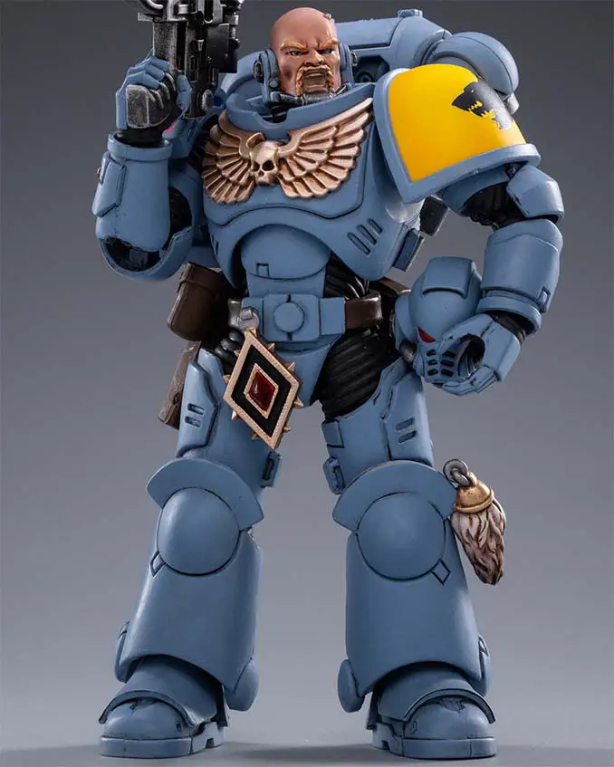 JoyToy x Warhammer - Wave 3 - Brother Kjarl - Pacchetto cacciatori Space Wolves Intercessors