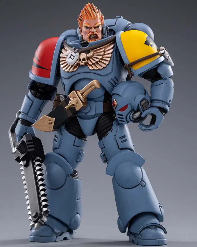 JoyToy x Warhammer - Vague 3 - Chef de pack Erik Icefang - Intercesseurs du pack Space Wolves Hunter