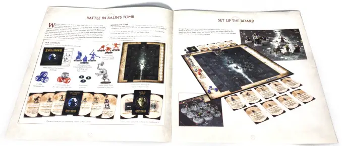 Lord of the Rings The Fellowship of the Ring Battle in Balin's Tomb Review Rules Guide Inside