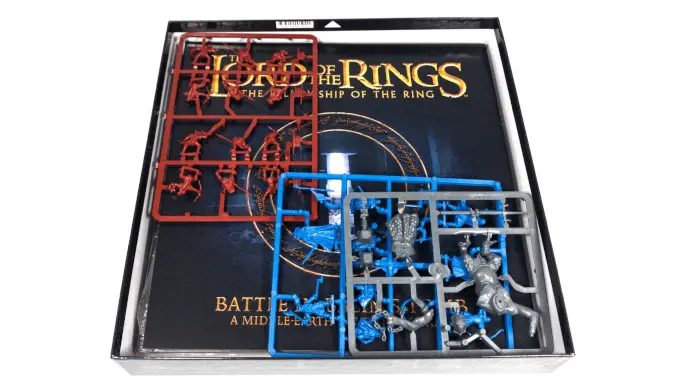 El señor de los anillos The Fellowship of the Ring Battle en Balin's Tomb Review Unboxing 2