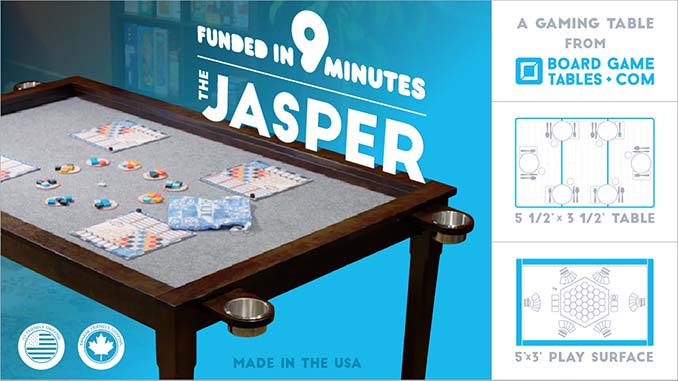 Top 10 - Best Gaming Tables for Miniatures Boardgames - Board Game Tables - Jasper