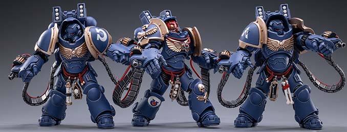 JoyToy x Warhammer - Wave 4 - Ultramarine Aggressors Helmets 2