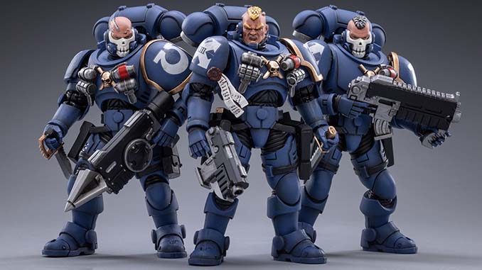 JoyToy x Warhammer - Wave 4 - Ultramarine Reivers Faces