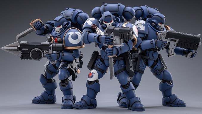 JoyToy x Warhammer - Vague 4 - Casques Ultramarine Reivers