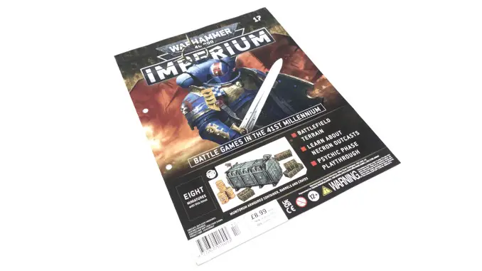 Couverture du numéro 17 de Warhammer 40,000 Imperium Delivery 5